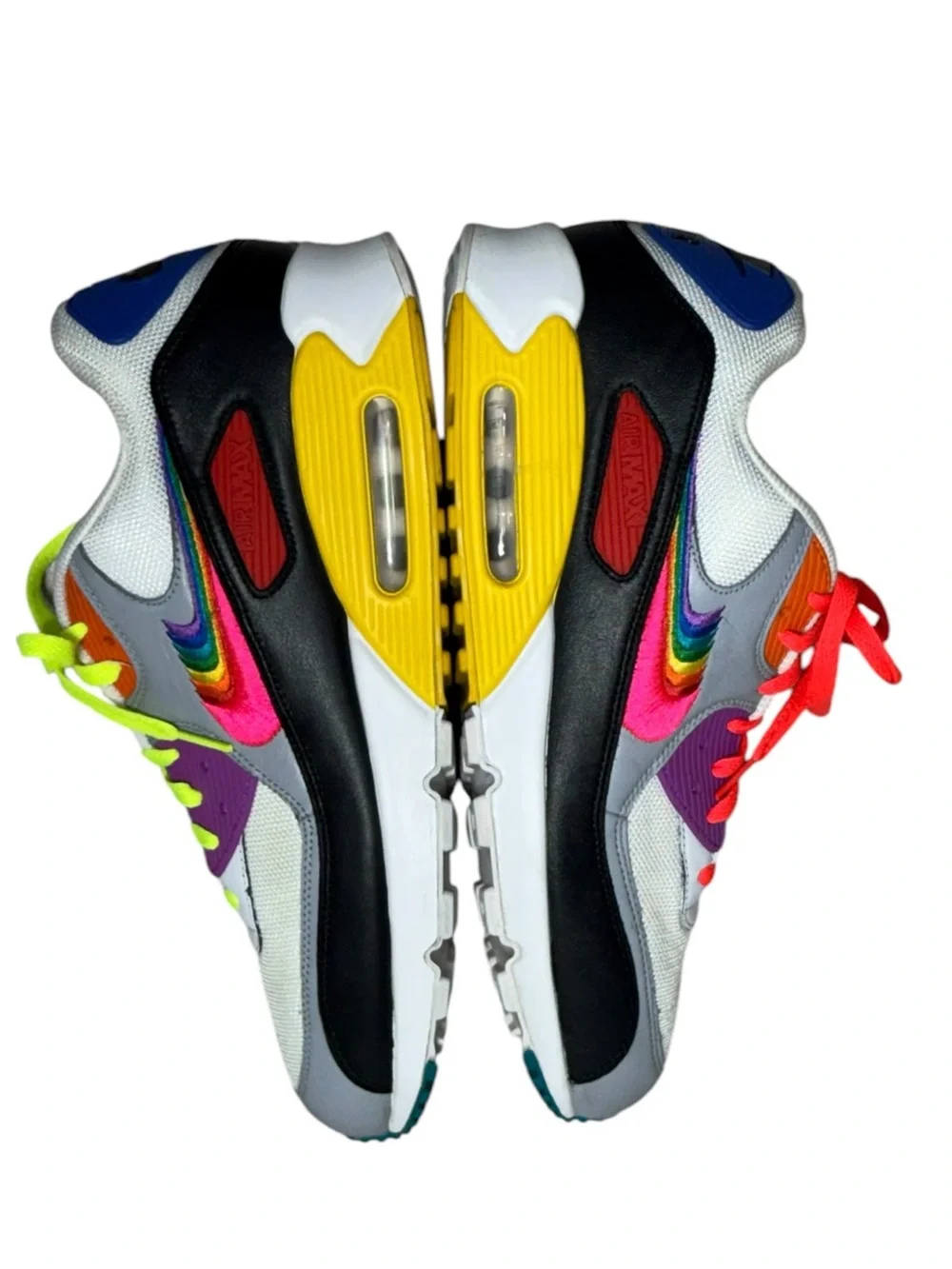 Nike Air Max 90 Be True 2019 Rainbow Pride CJ5482-100 Men's Size 12 Low Top
